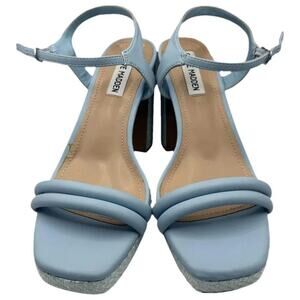 Steve Madden Light Blue Platform Heels – Size 8.5 (New)